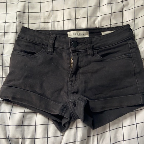 black pacsun shorts - Picture 1 of 2